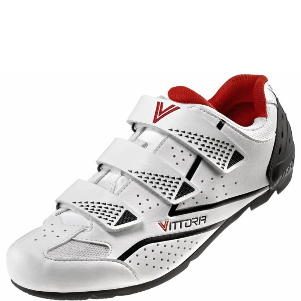 NEW VITTORIA men's force spd spin cycling shoes in white